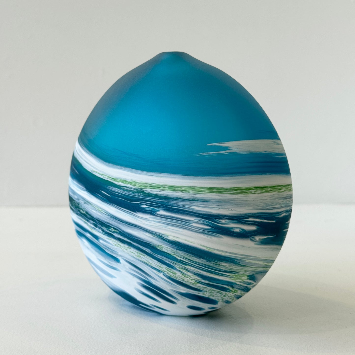 Seaspray Oval Vase