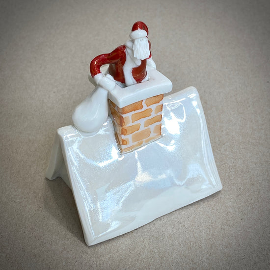 Father Christmas on roof