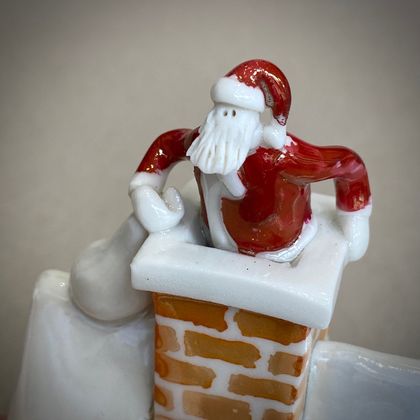 Father Christmas on roof