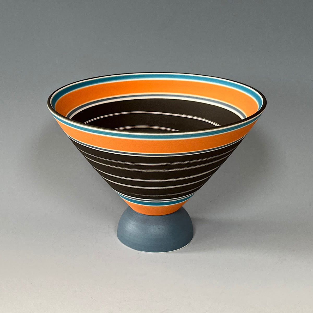 Conical Bowl On Foot