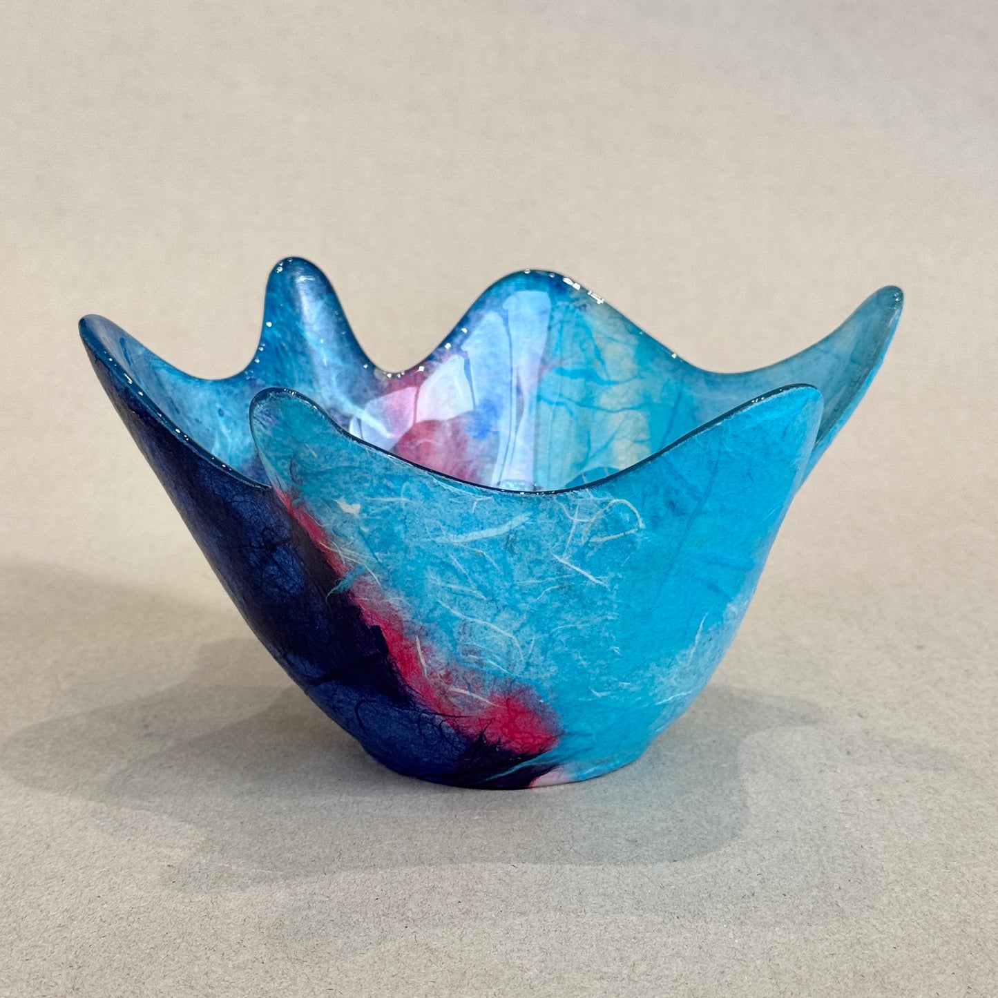 Small Splash Bowl (purple & blue)