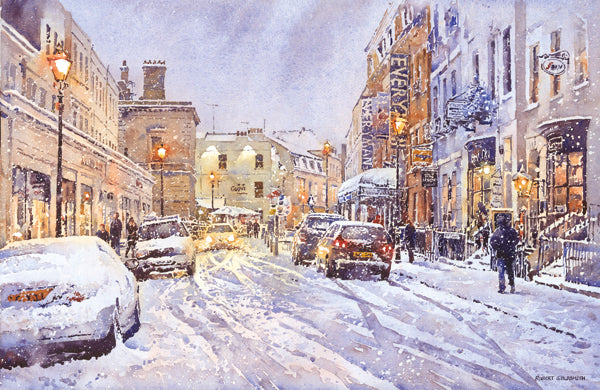 Regent Street, Cheltenham (Mounted Print)
