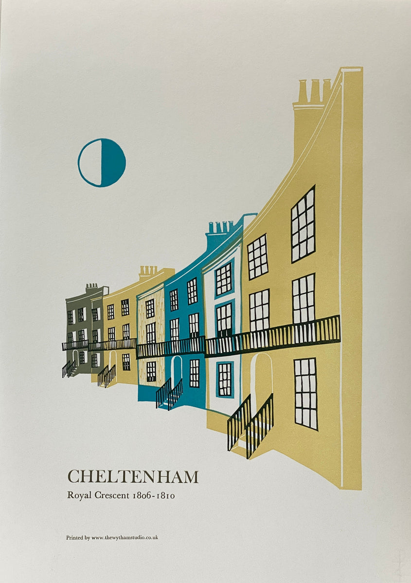 Cheltenham Royal Crescent (unmounted) Park Gallery Cheltenham