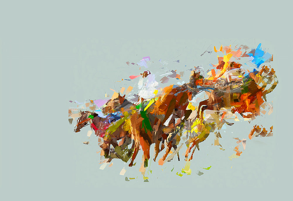 Clearing The Final Fence (Unframed)