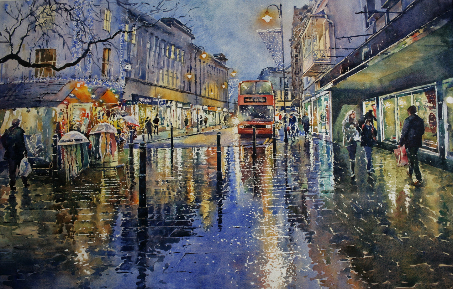 Evening Lights, The Promenade, Cheltenham