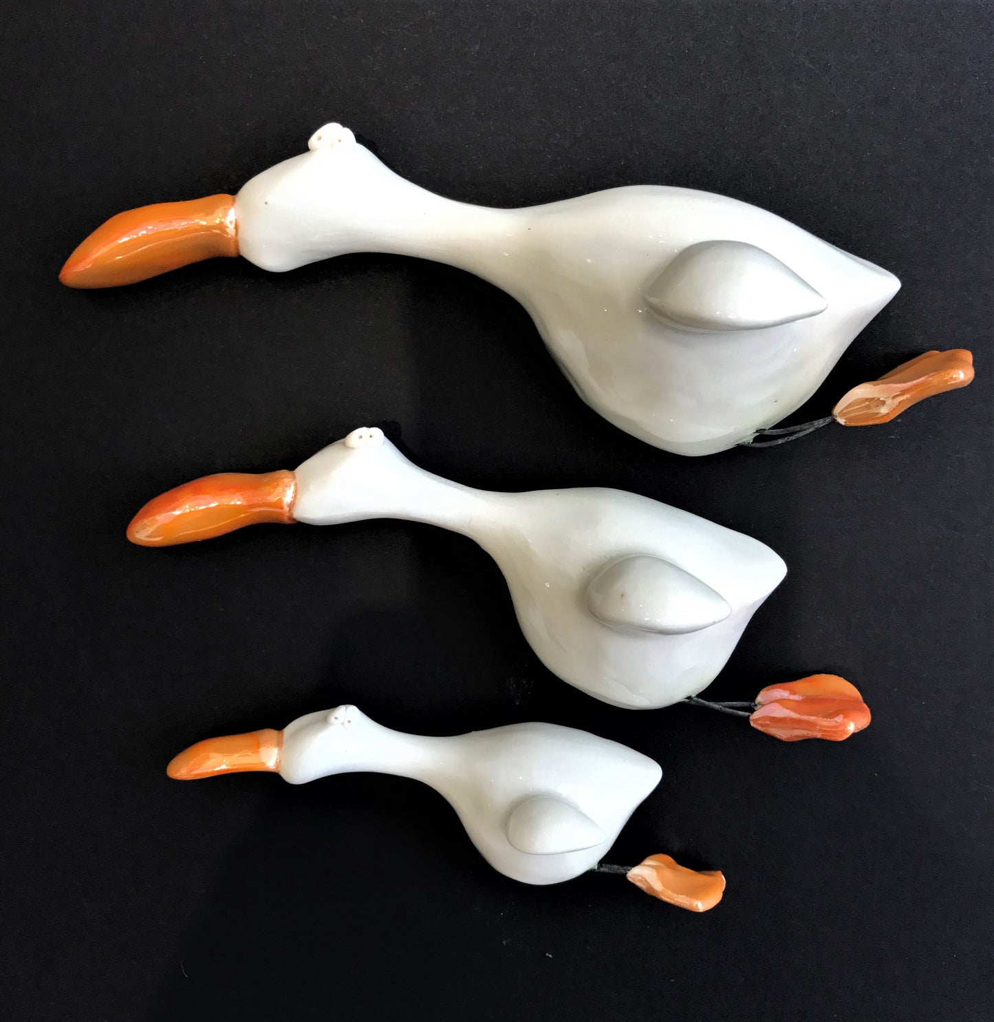 Flying Ducks - White