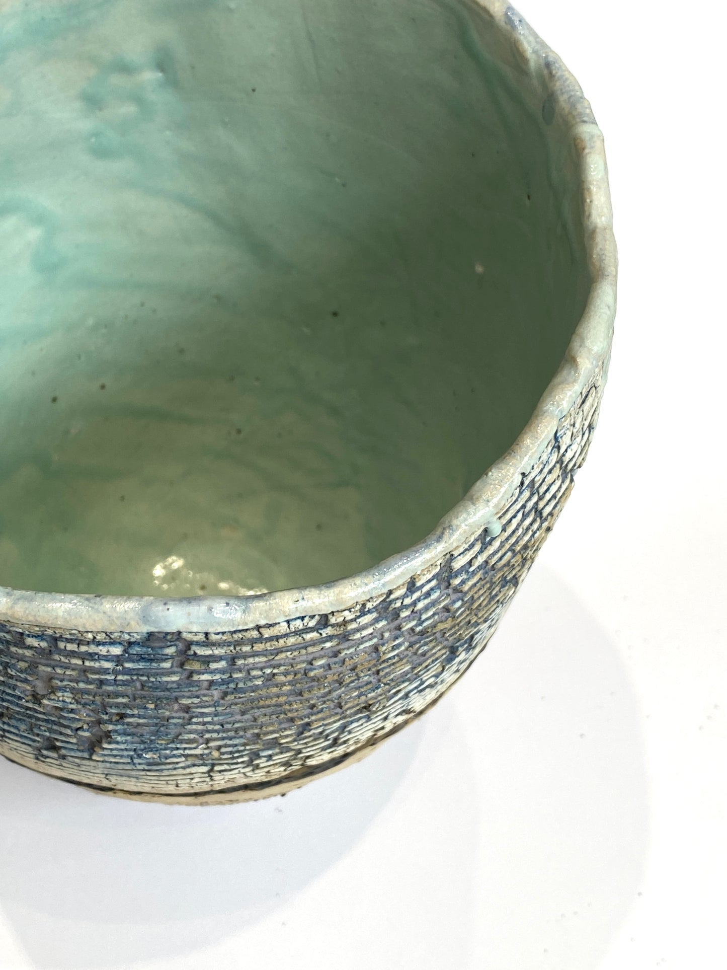 Textured Tall Bowl