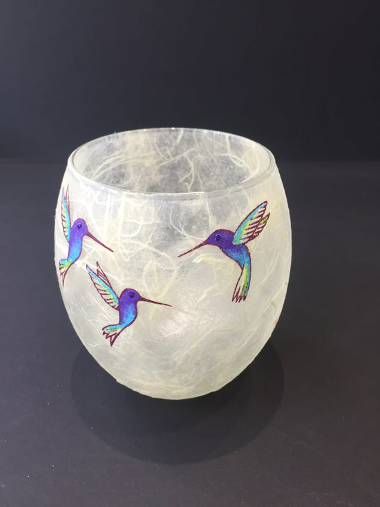 Humming Birds Glow Pot