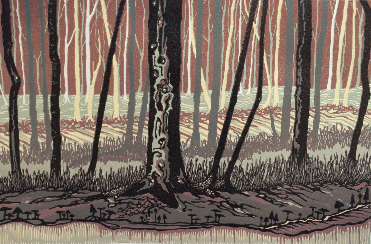 Red Woods (framed)