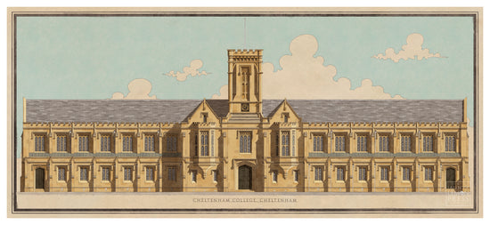 Cheltenham College (Mounted Print)