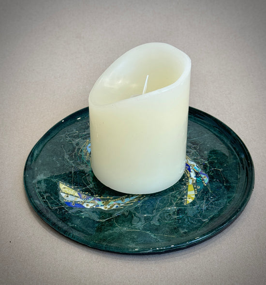 Small Candle Plate