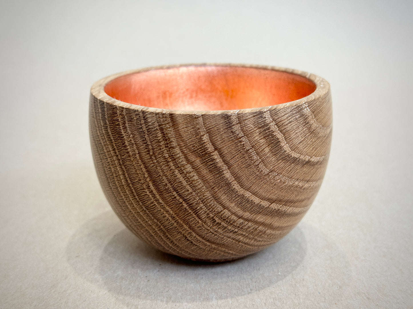 Copper Oak Bowl