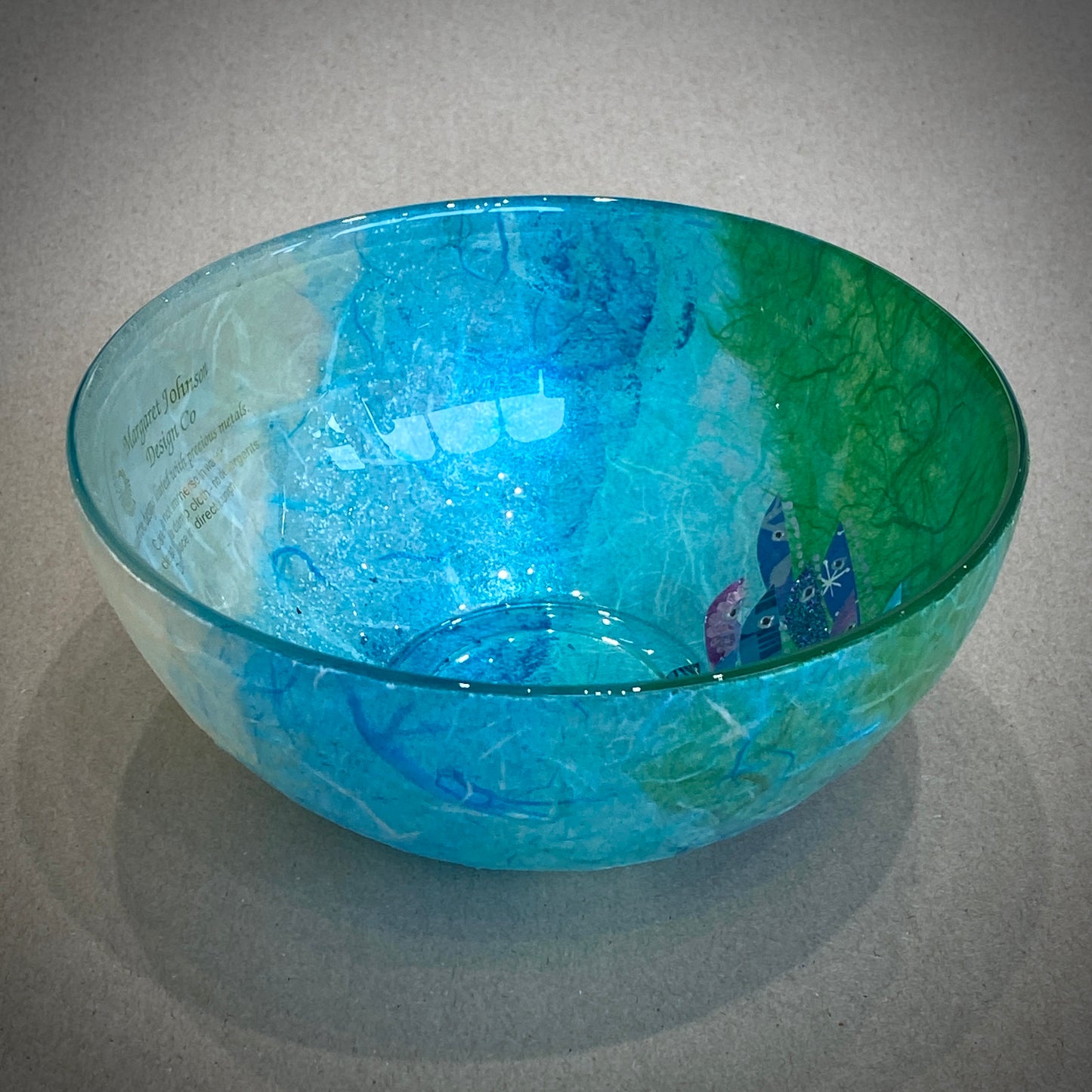 Medium Deep Bowl (blue/green)