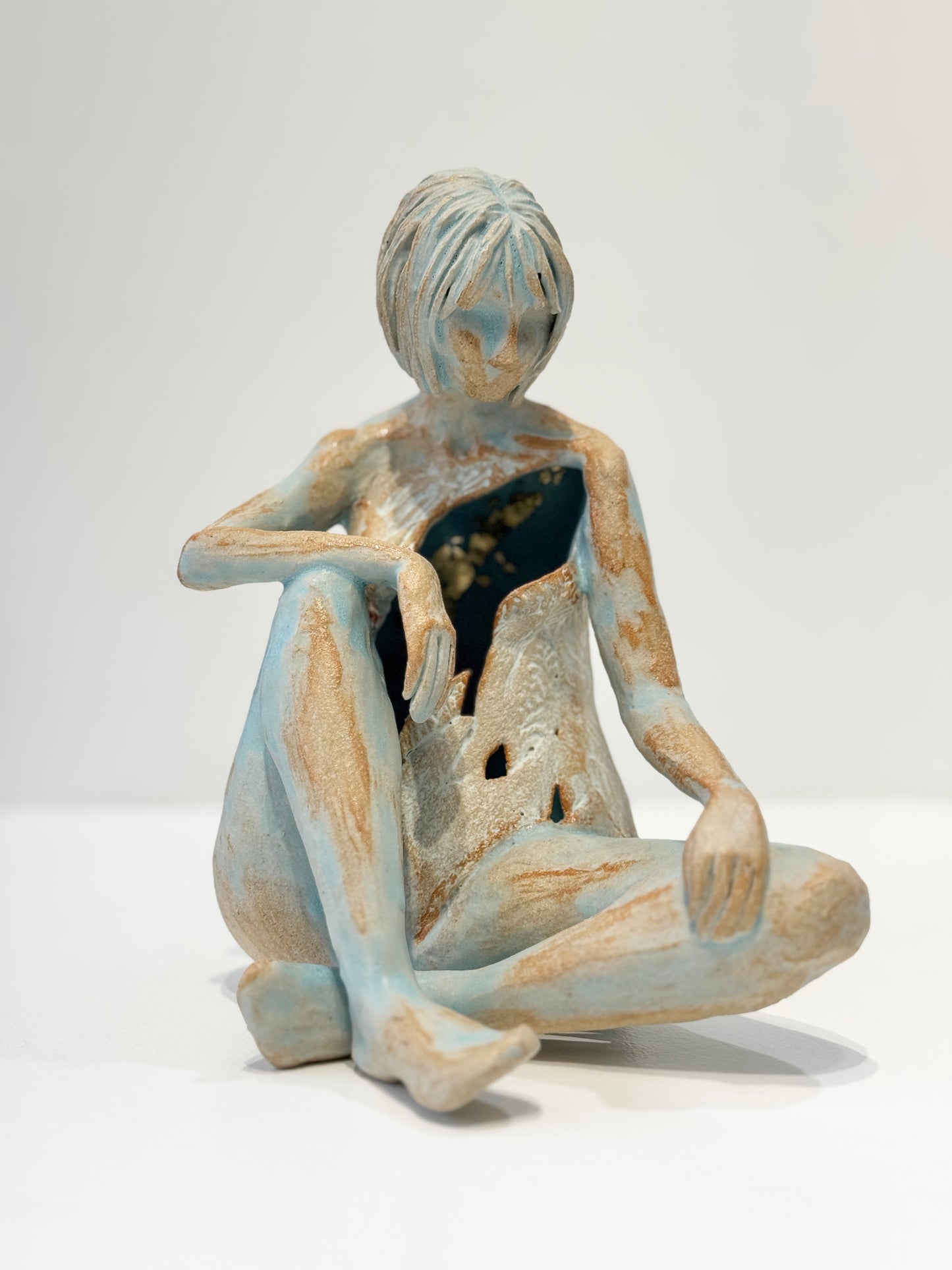 Contemplation (with gold leaf)