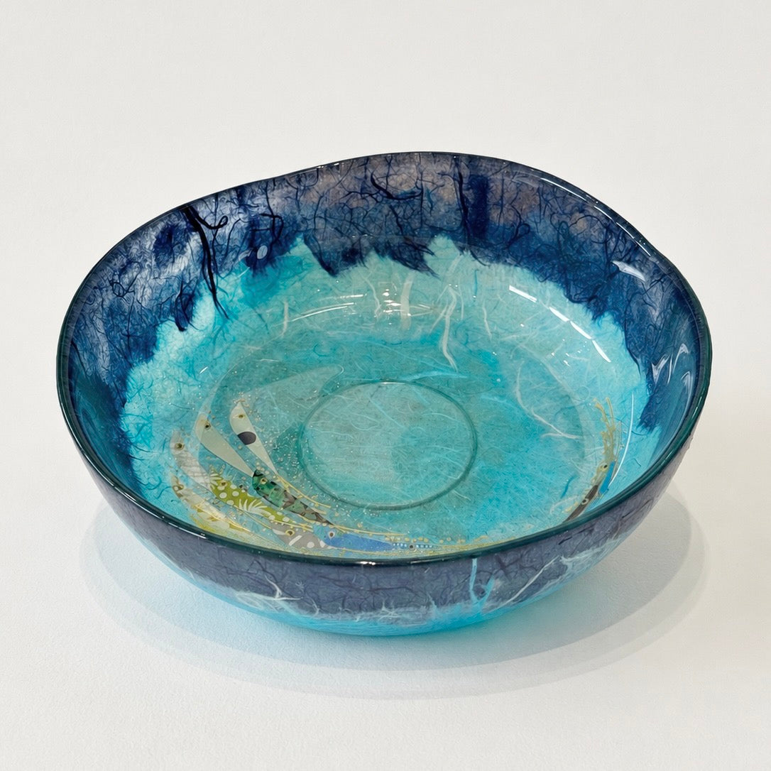 Medium Deep Bowl (wave edge)