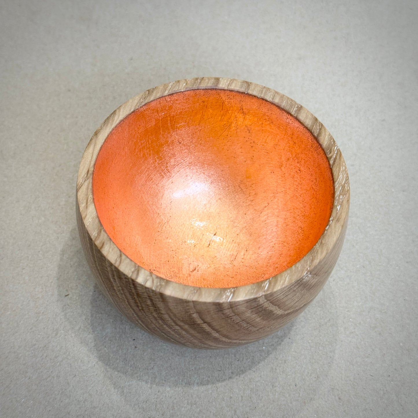 Copper Oak Bowl