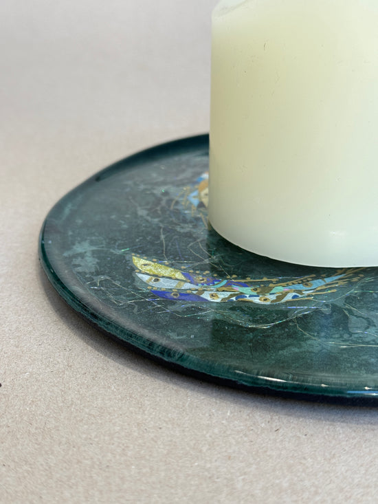 Small Candle Plate