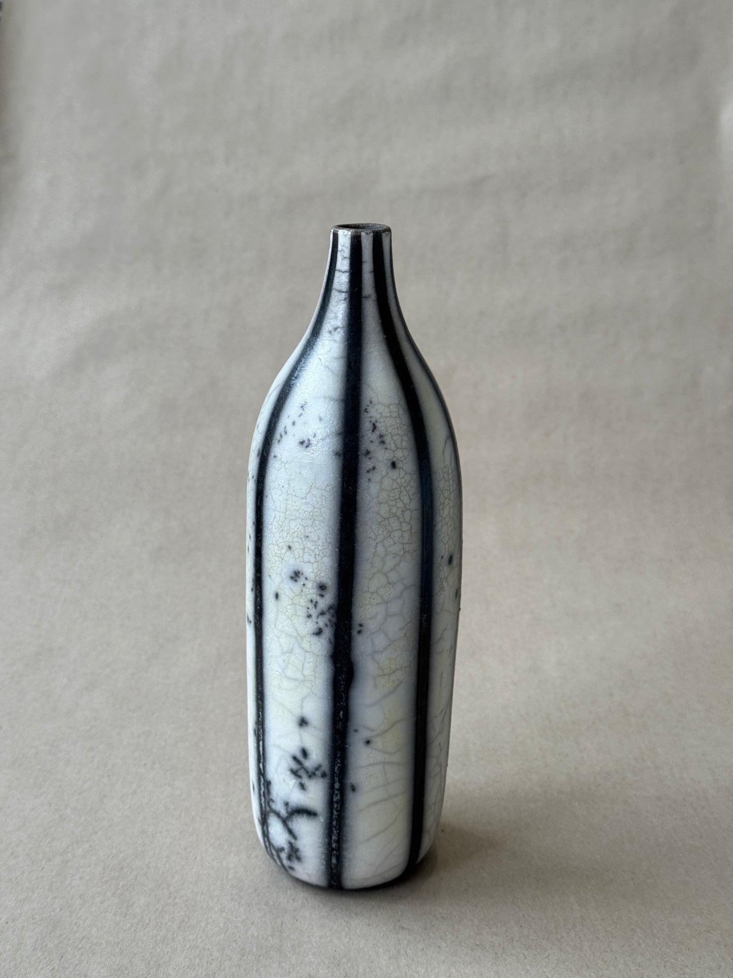Raku Bottle Vase #109