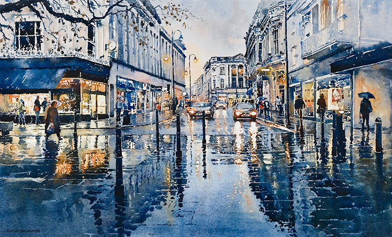 Boots Corner, Cheltenham (Mounted Print)