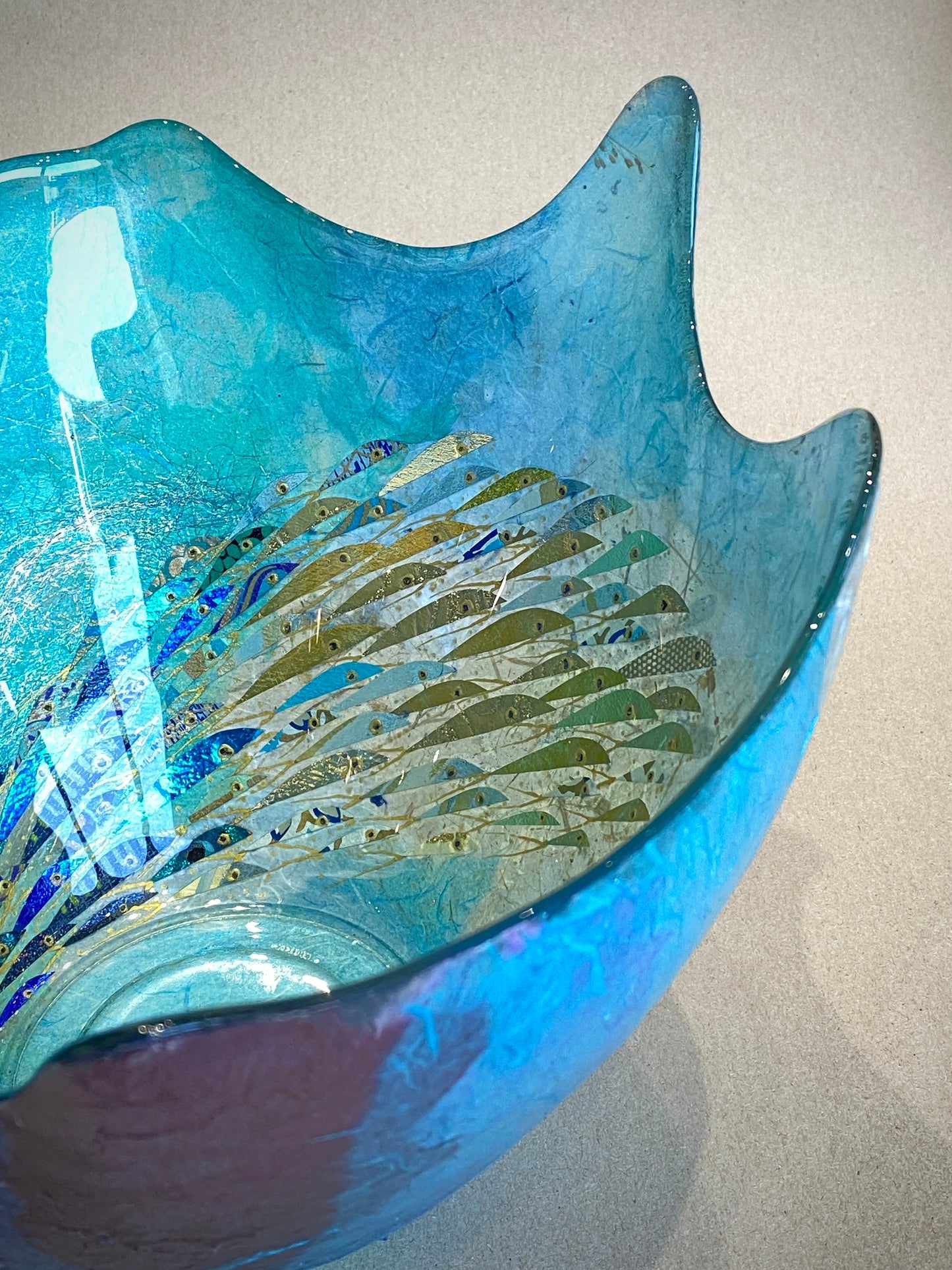 Load image into Gallery viewer, Large Splash Bowl (Blue)
