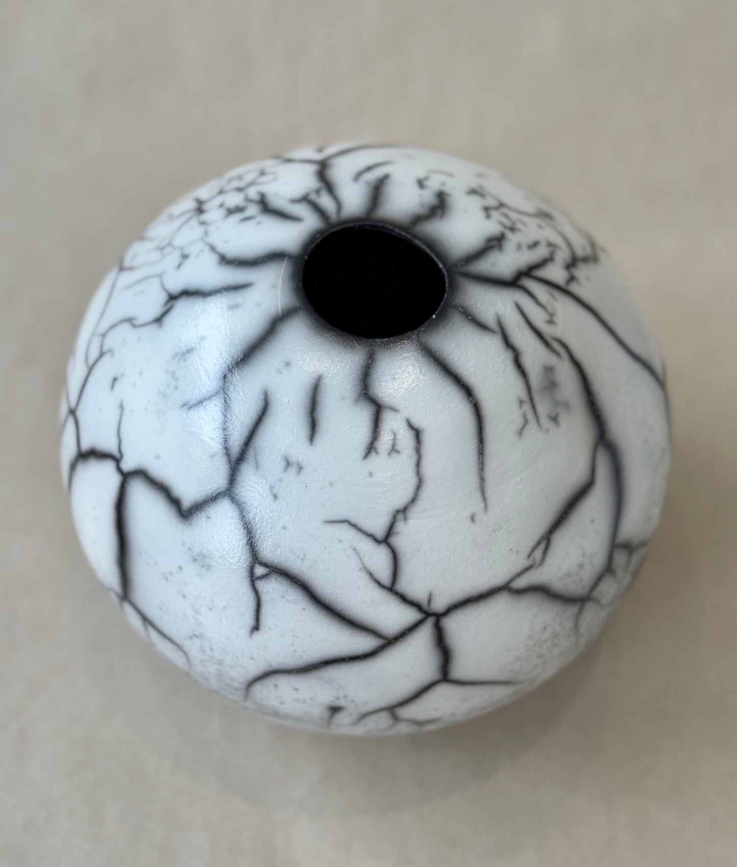Squat Raku Vessel #115