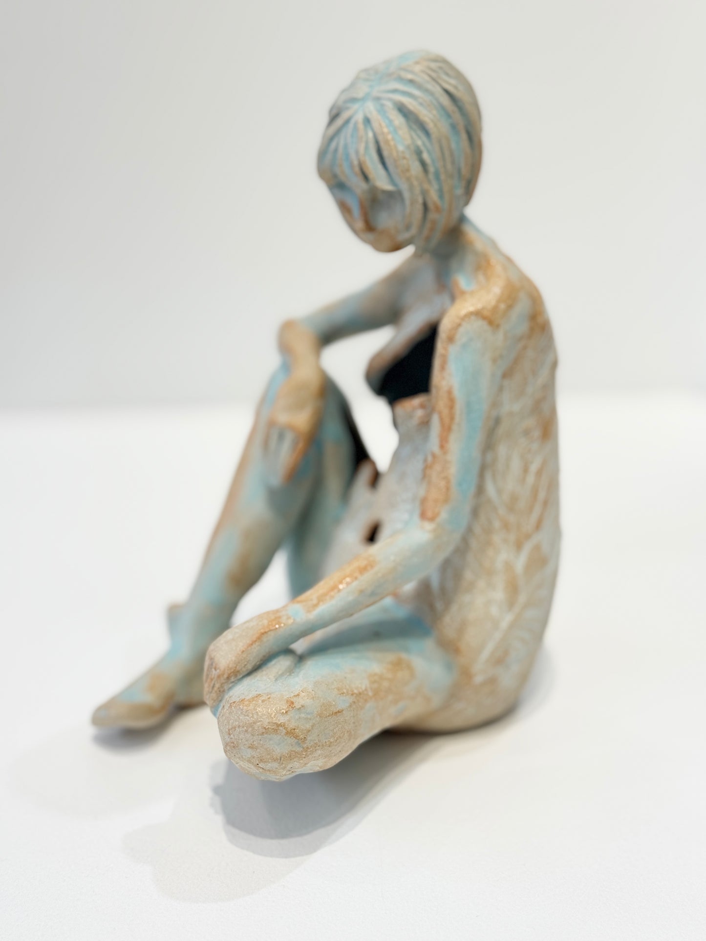 Contemplation (with gold leaf)