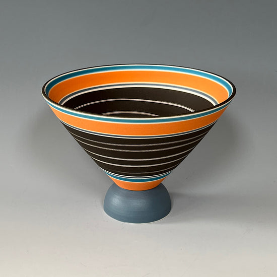 Conical Bowl On Foot