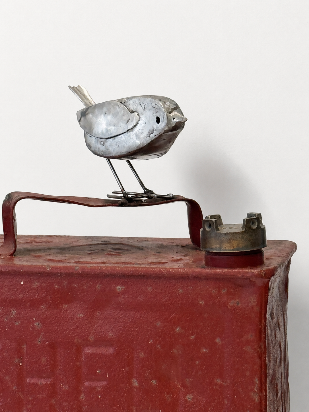 Robin on Petrol Can