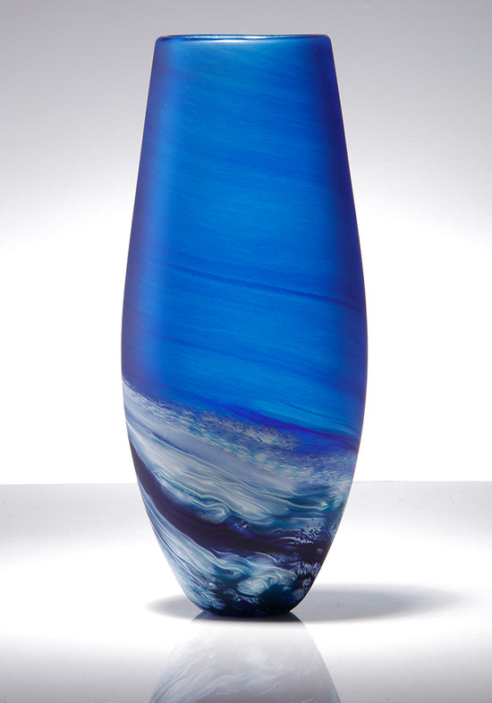Seascape Tear Blue Vase