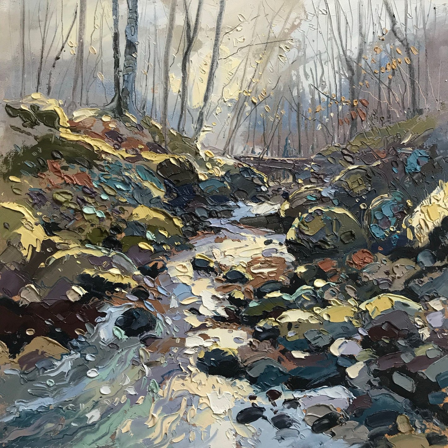 Woods near Bewerley - Winter Light