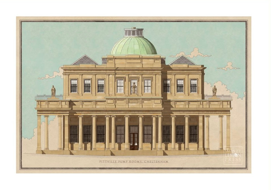 Pittville Pump Rooms, Cheltenham (Framed Print)