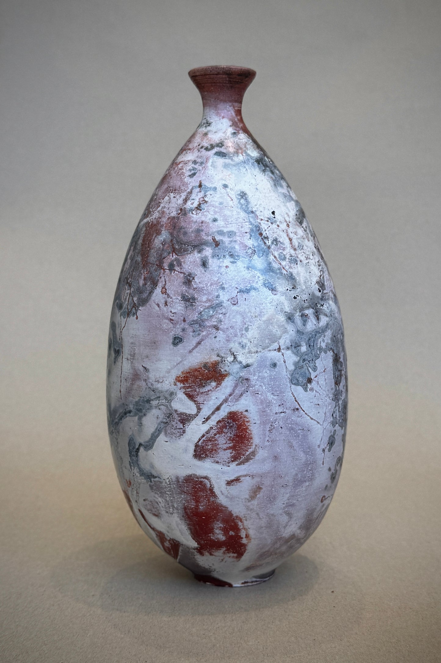 Saggar Fluted Vase
