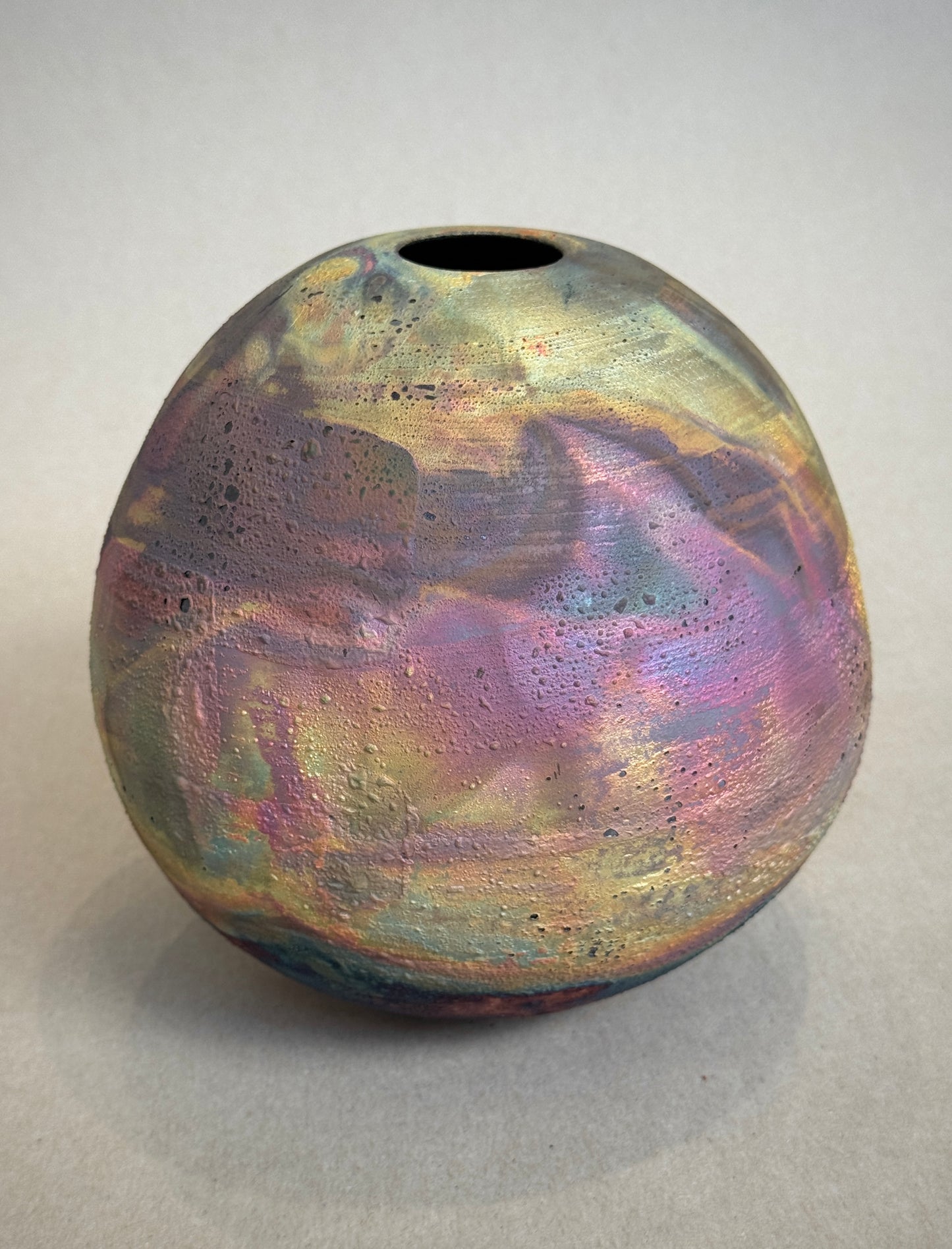 Copper Matte Ball Vessel #41