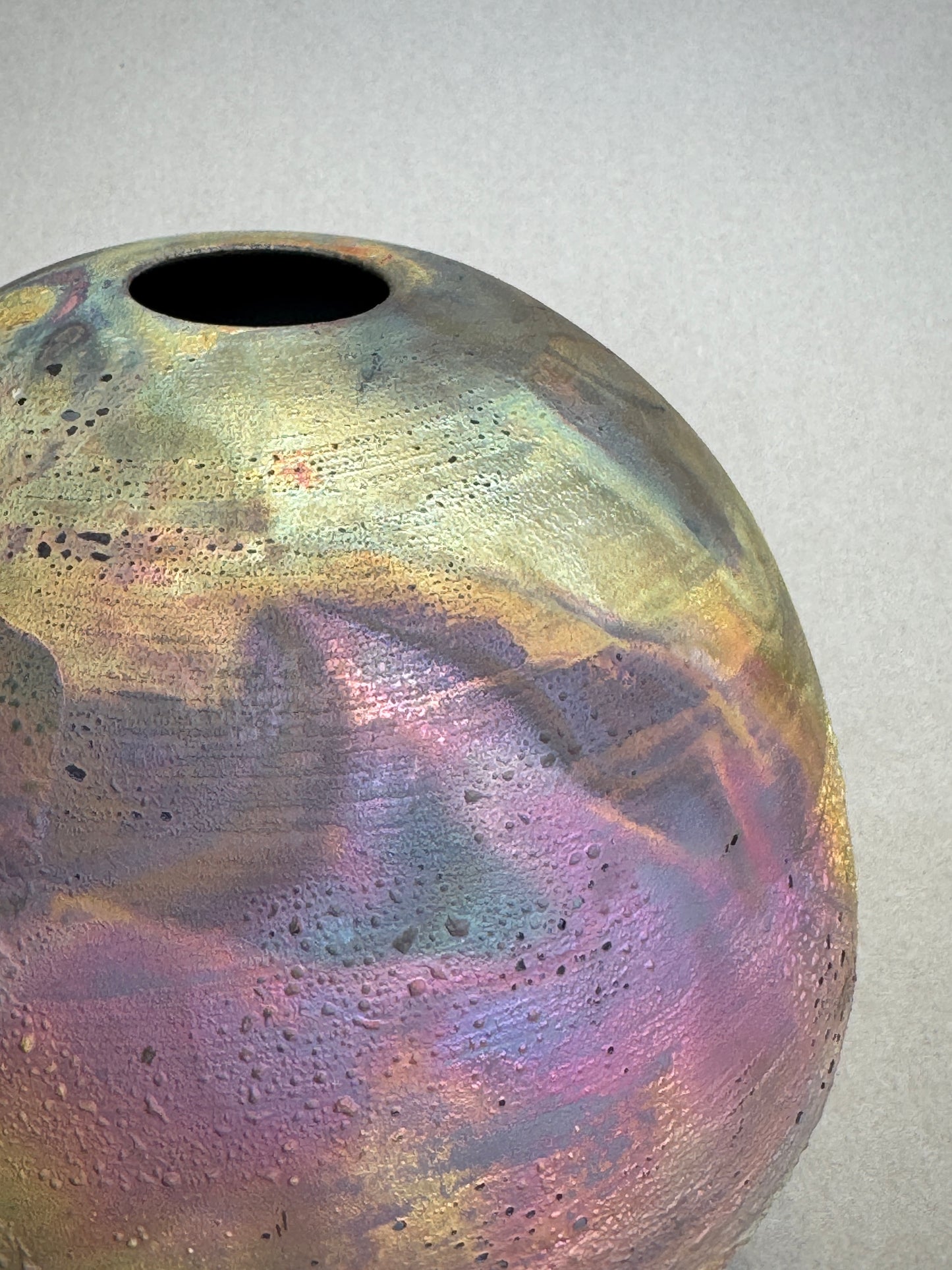 Copper Matte Ball Vessel #41