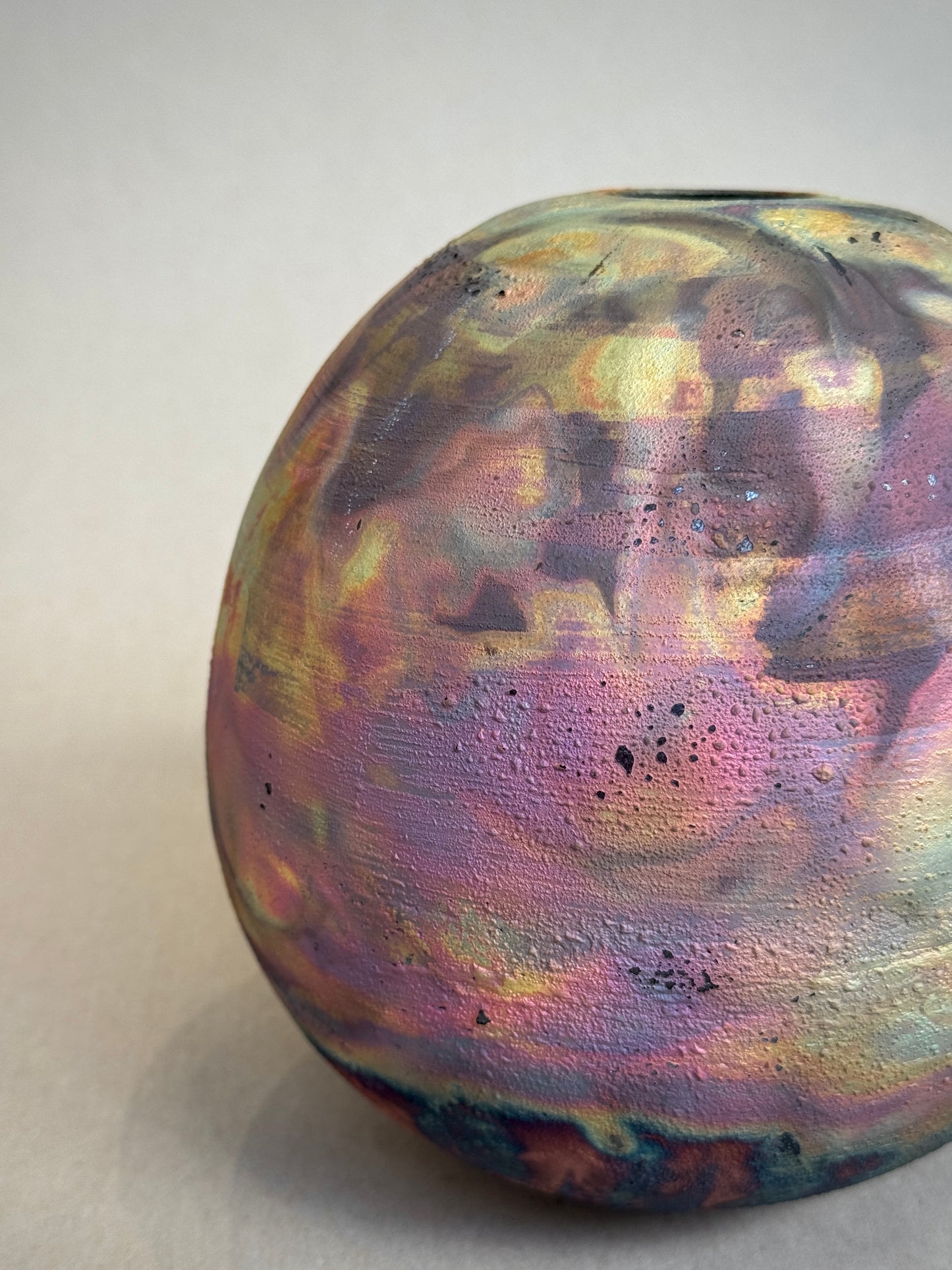 Copper Matte Ball Vessel #41