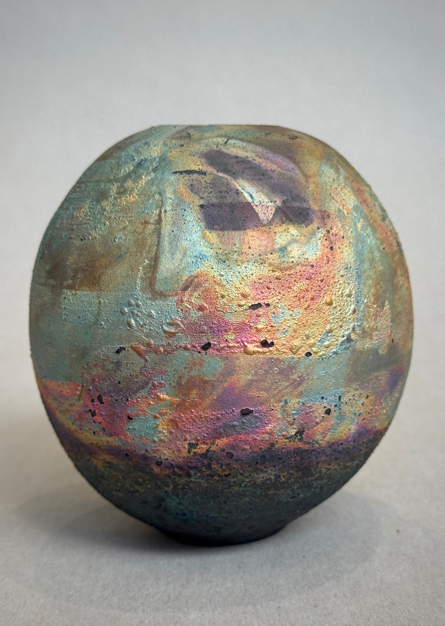 Copper Matte Ball Vessel #42