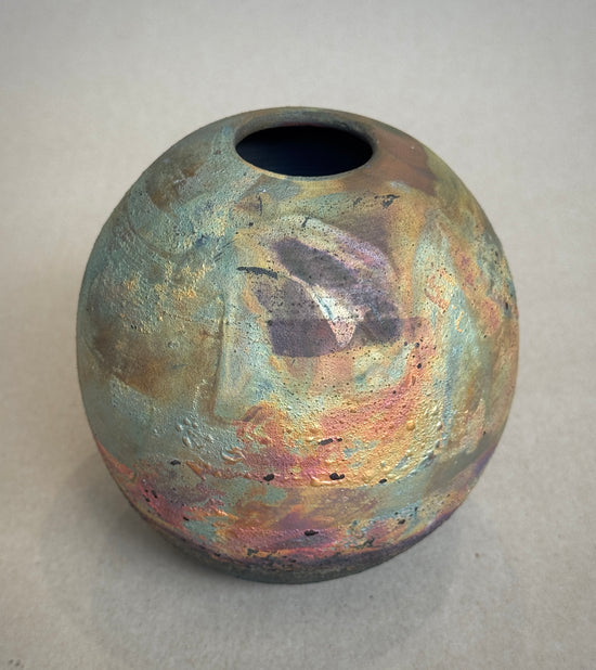 Copper Matte Ball Vessel #42