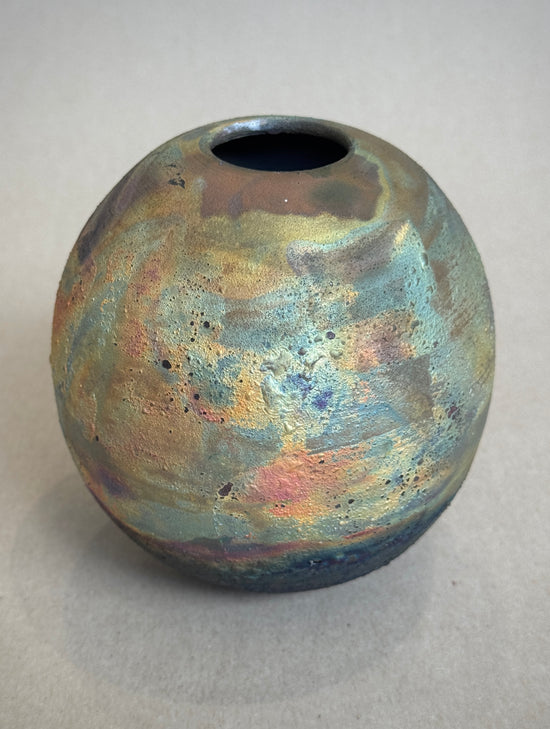 Copper Matte Ball Vessel #42