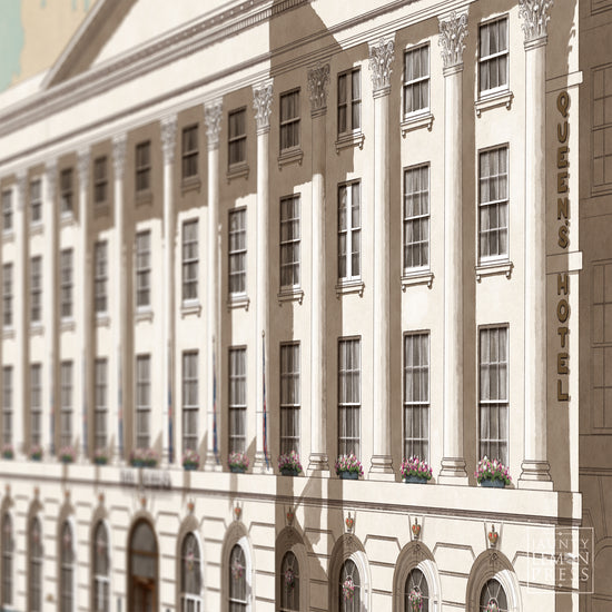 Queens Hotel, Cheltenham (Framed)