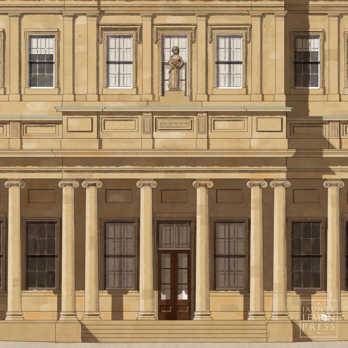Pittville Pump Rooms, Cheltenham (Framed)