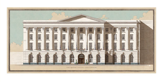 Queens Hotel, Cheltenham (Framed)