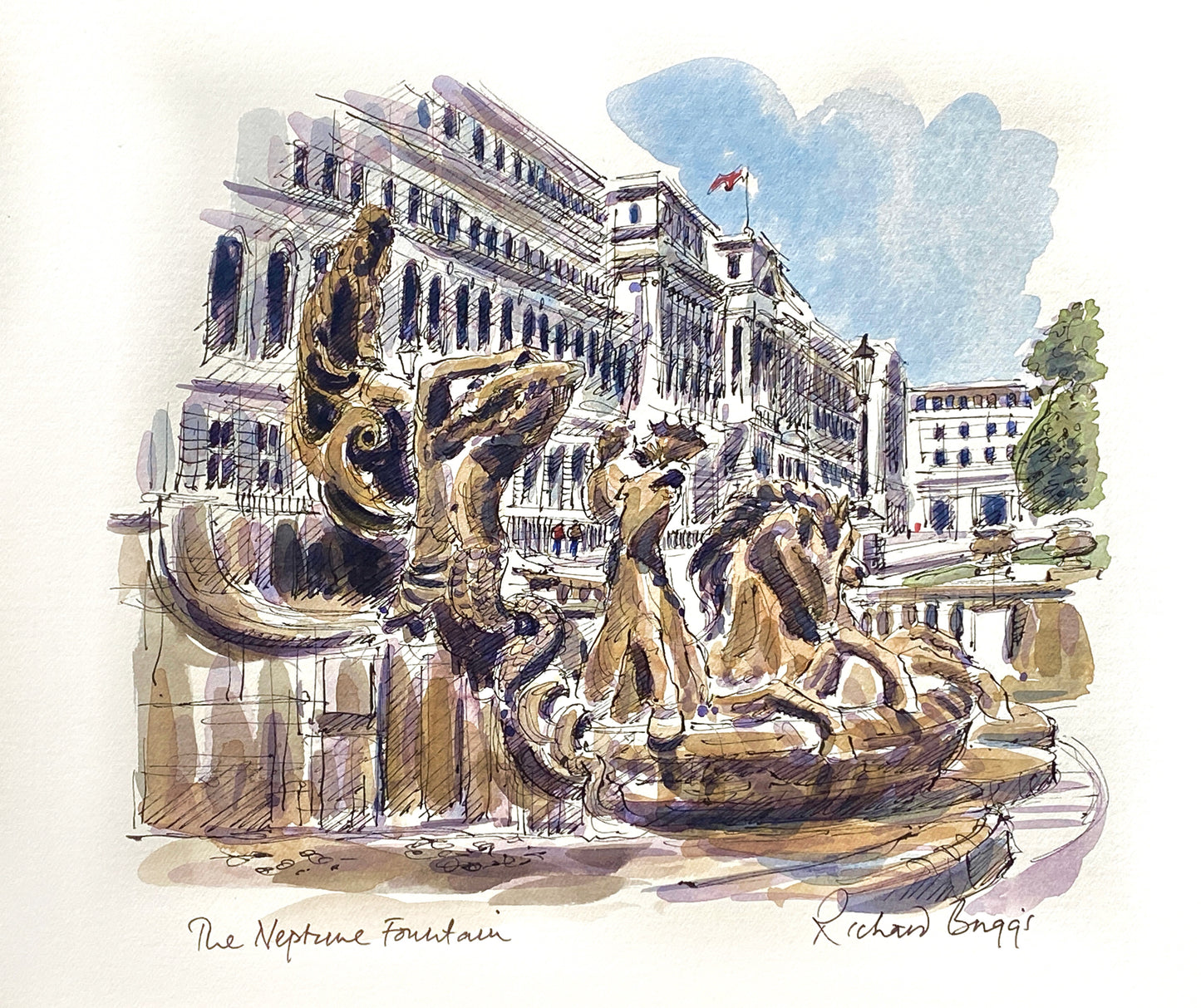 Load image into Gallery viewer, The Neptune Fountain
