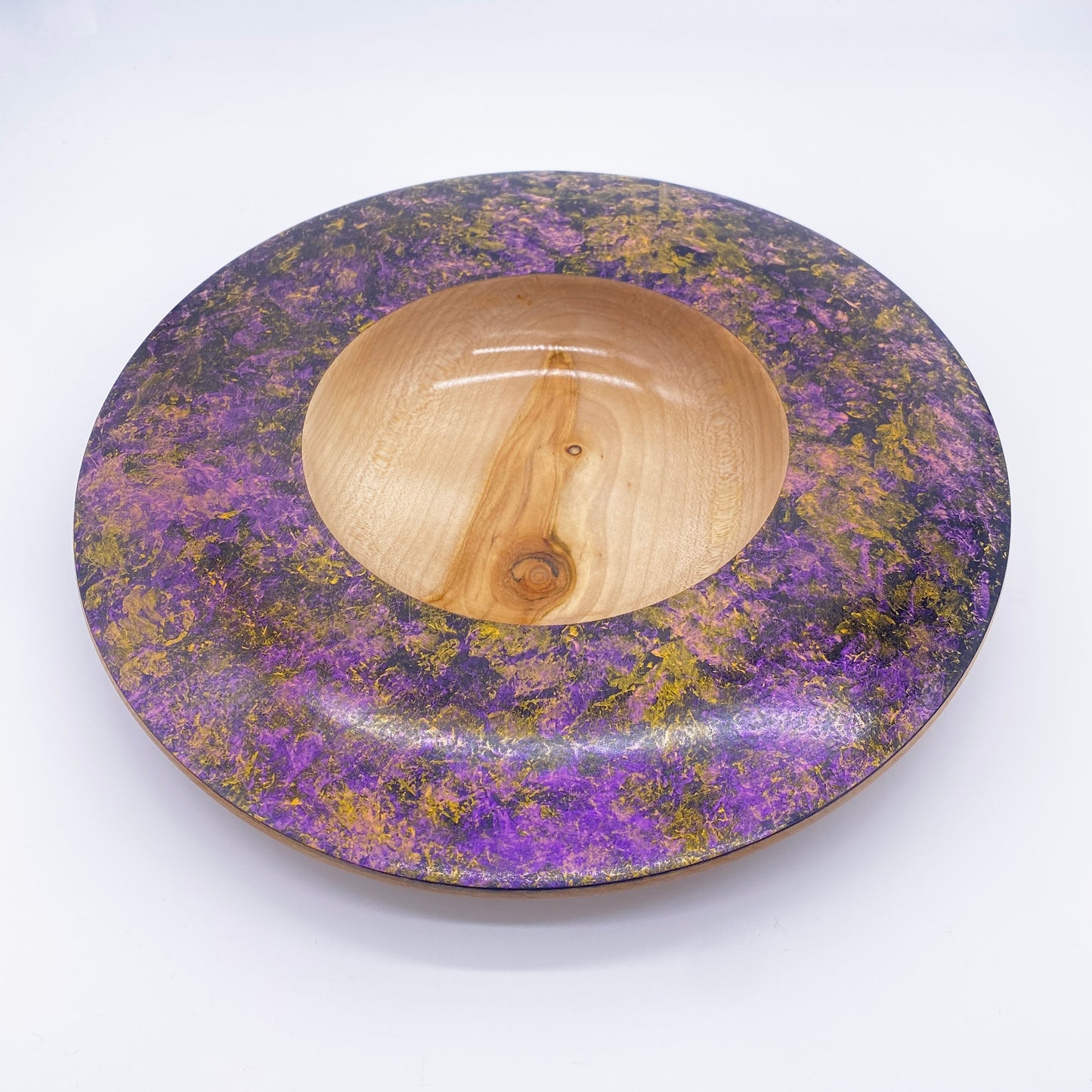Luna - Sycamore Painted Plate