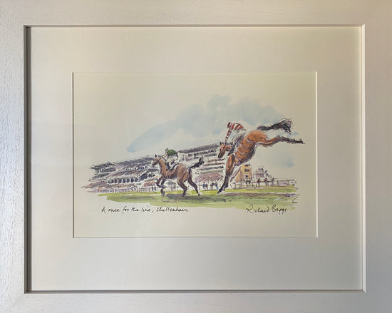 Load image into Gallery viewer, A Race for the line, Cheltenham
