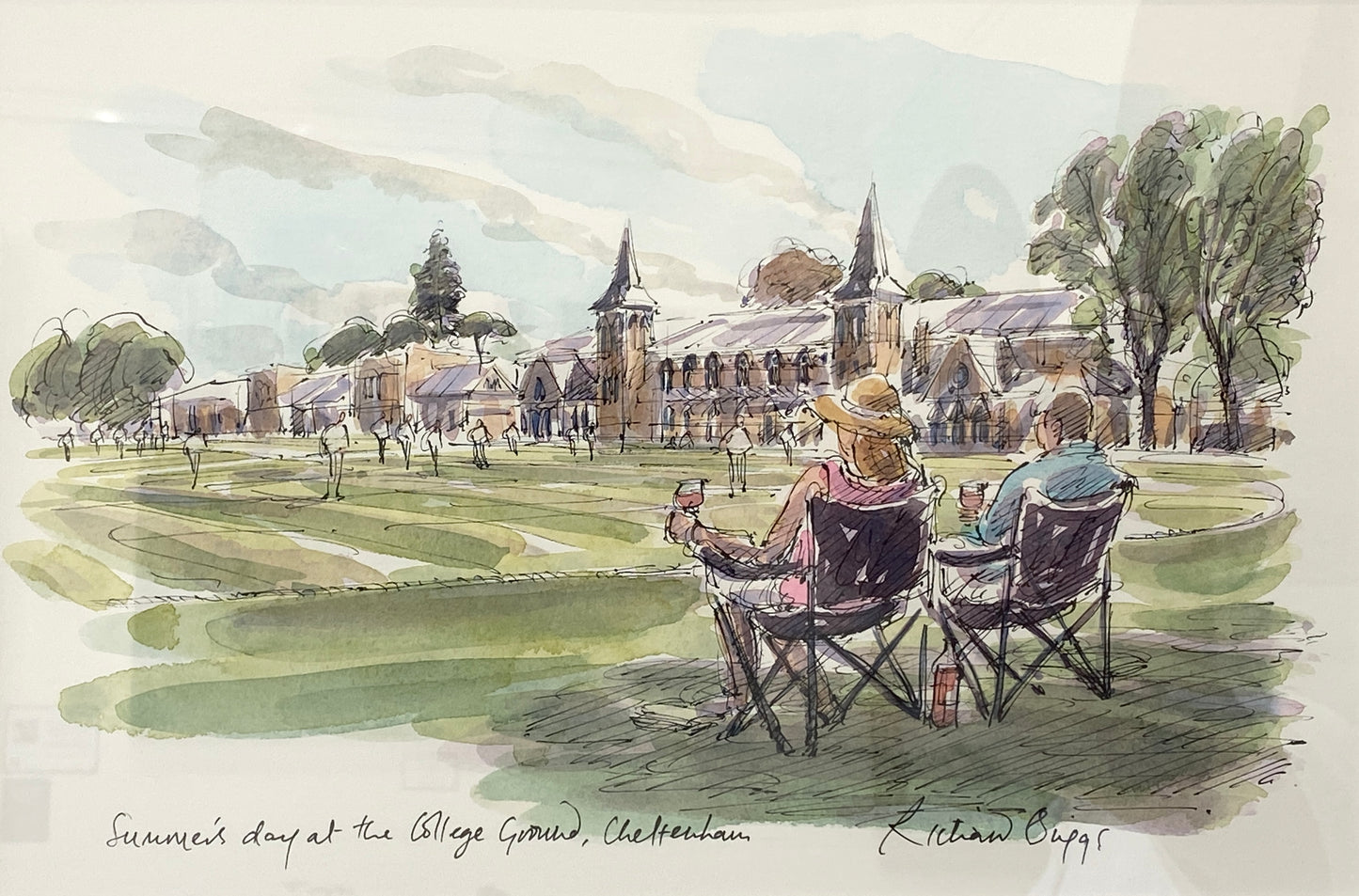 Summer’s Day At The College Ground, Cheltenham