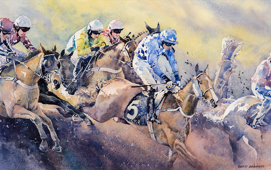 The Chase Is On (Mounted Print)